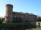 Sövdeborg. Slottsbyggnadens östra fasad.