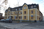 Flerbostadshus sett från Södra Gröngatan.