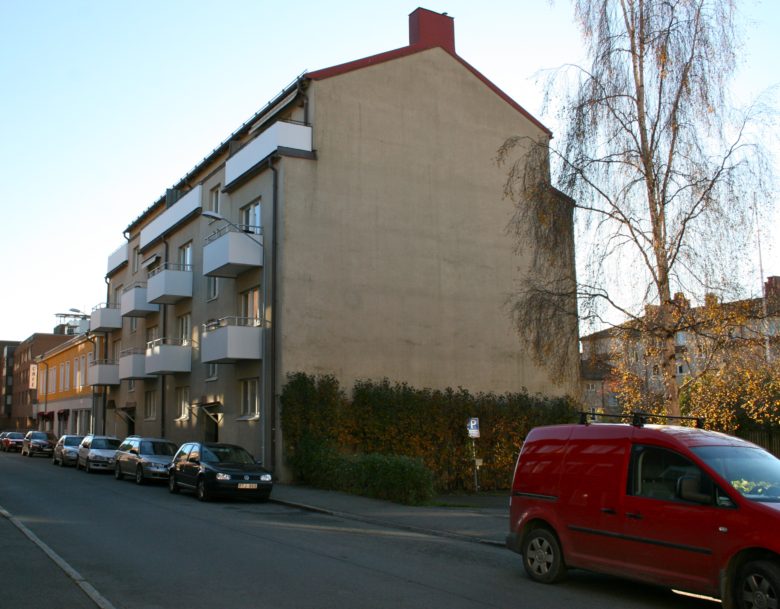 Instrumentmakaren 3 hus nr 1 sett från Prästgatan.