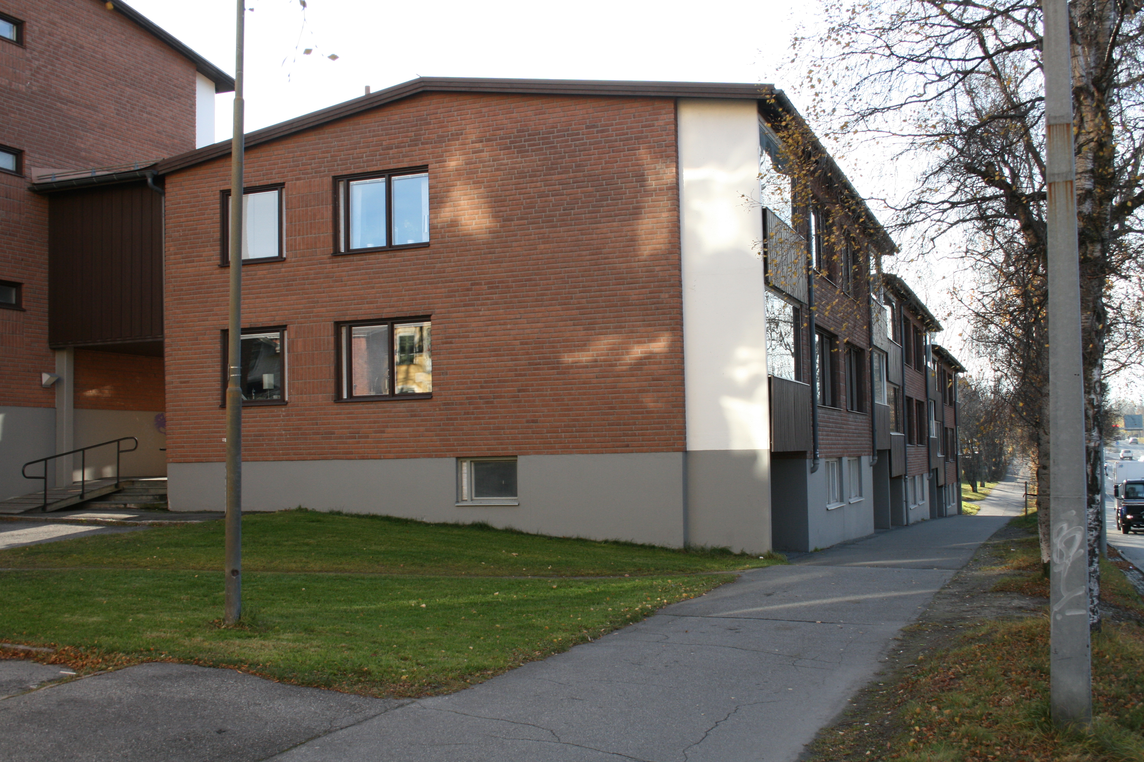 Sparboken 6, hus 3. Fasad mot Rådhusgatan.