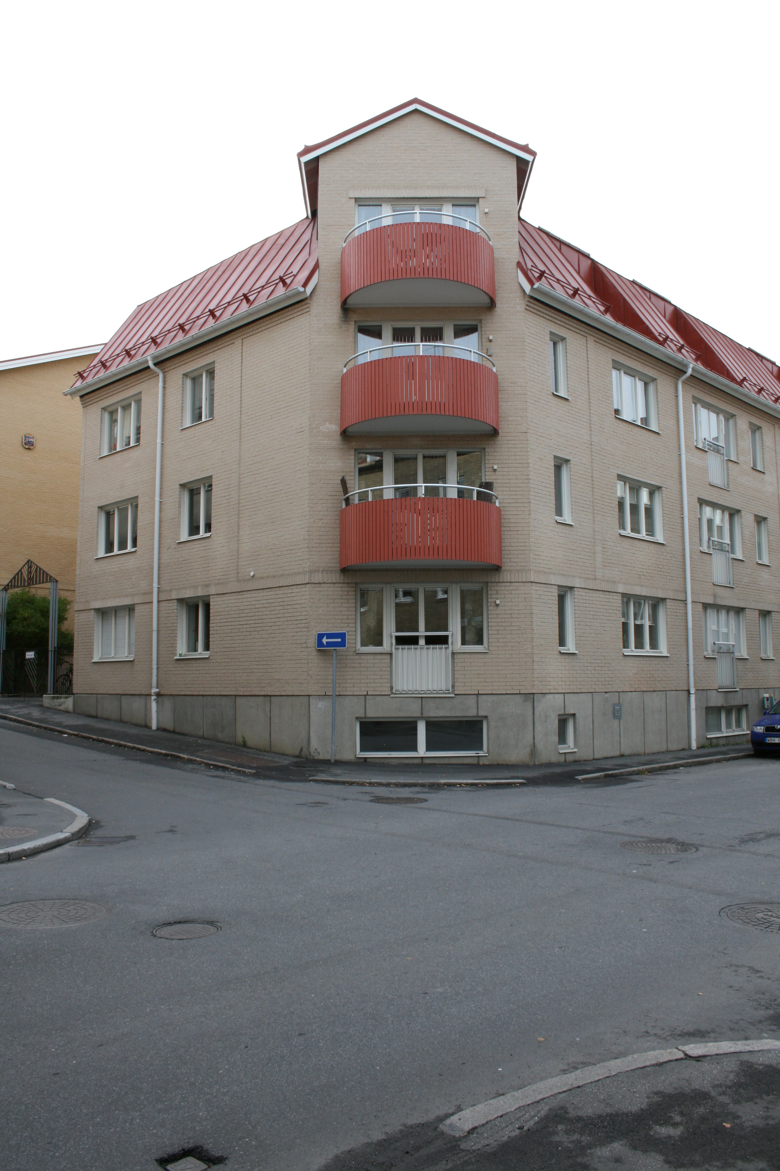 Riksbanken 1, hus 1. Hörn mot NV.