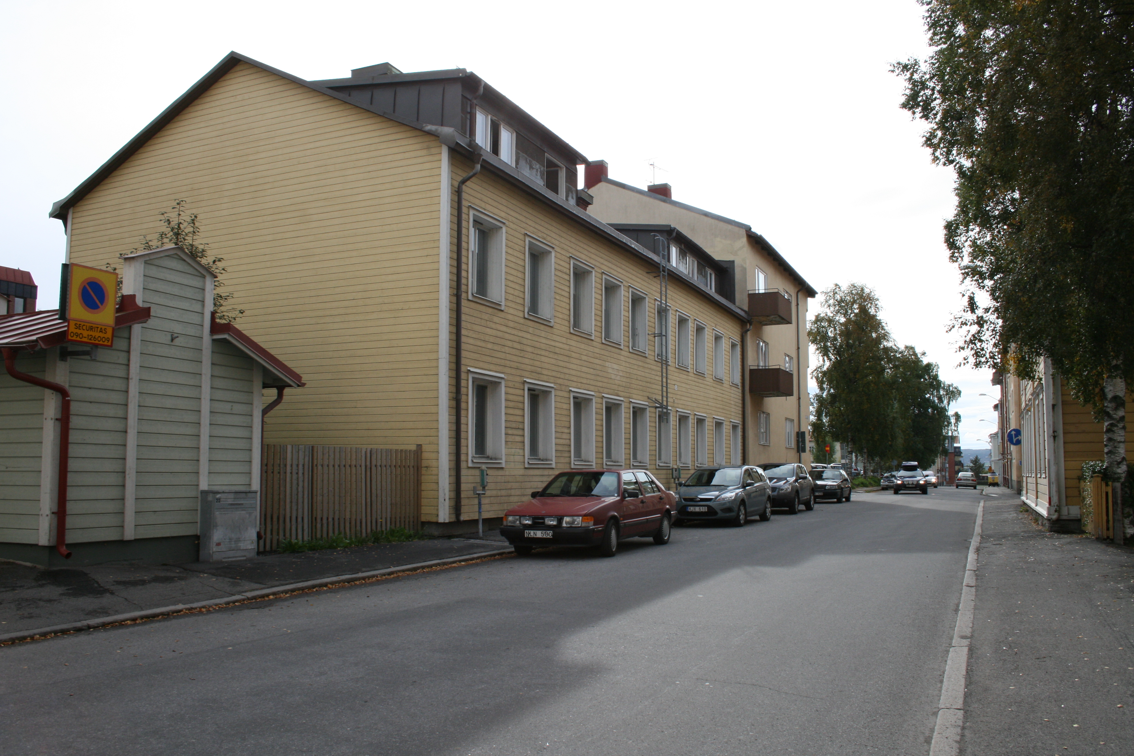Riksbanken 5, hus 1. Fasad mot Köpmangatan.