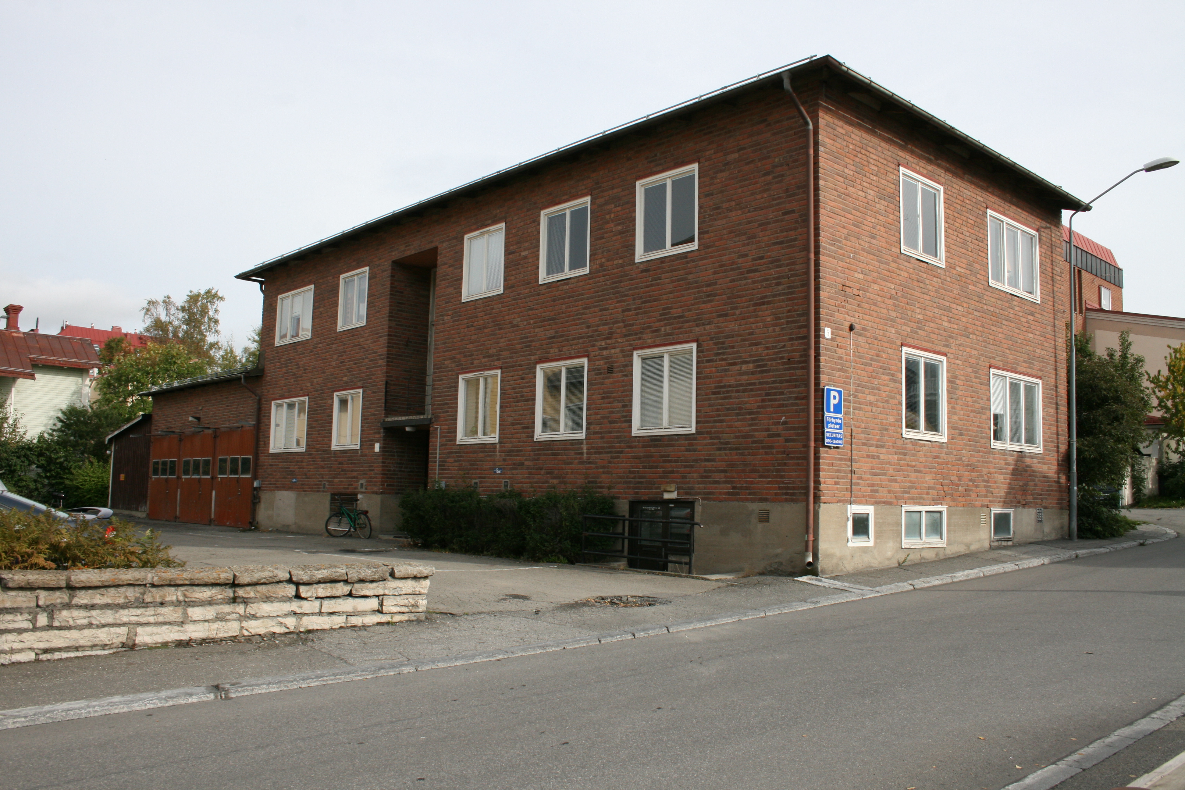 Riksbanken 5, hus 2. Gårdshus med gavel mot Thoméegränd.