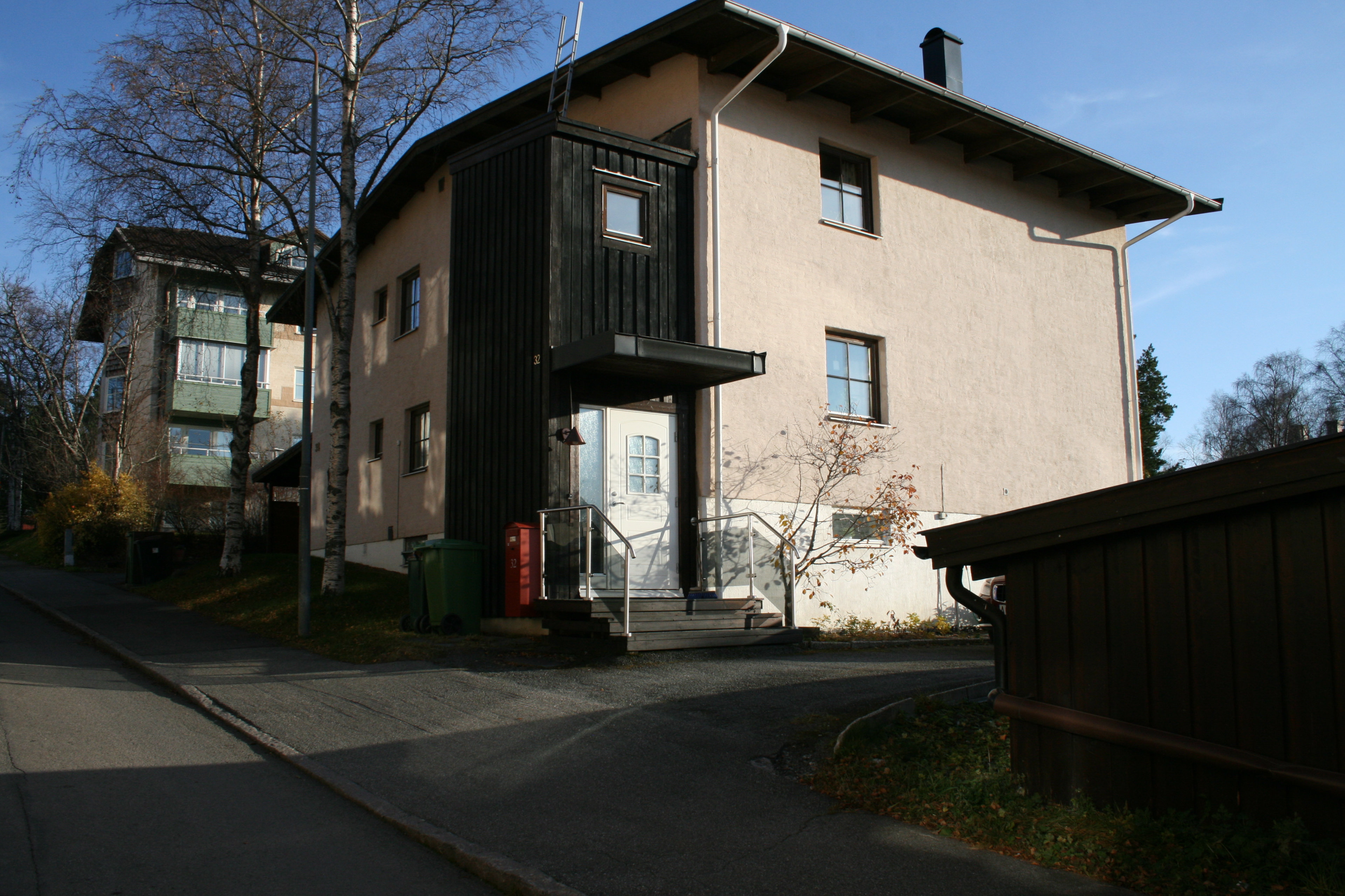 Tallarna 6, hus 1. Fasad mot Brogränd.