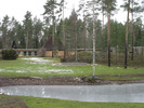Skogskyrkogården med gravkapellet och minneslunden.