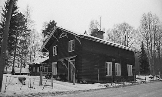 Norbergs första järnvägsstation