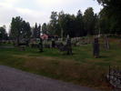 Björkviks kyrka, kyrkoanläggningen, gravkvarteret nordväst om kyrkan