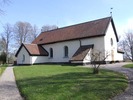Råby-Rönö kyrka, exteriör från nordväst