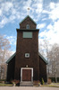 Adventskyrkan i Hjortkvarn, exteriör västra fasaden