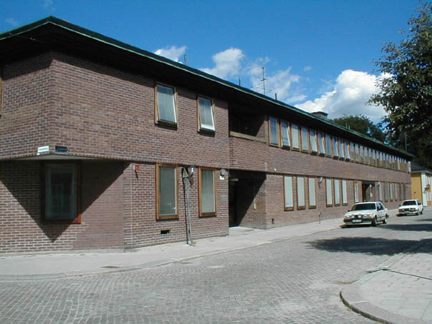 Garvaregården 1 husnr 1, byggnaden ligger efter Storgatan.