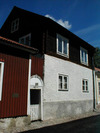 Sankt Olof 1 husnr 2 B, bilden är tagen från Västerlånggatan.