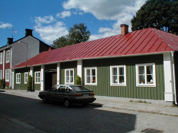 Soopiska gården 2 husnr 1, bilden är tagen från Storgatan.
