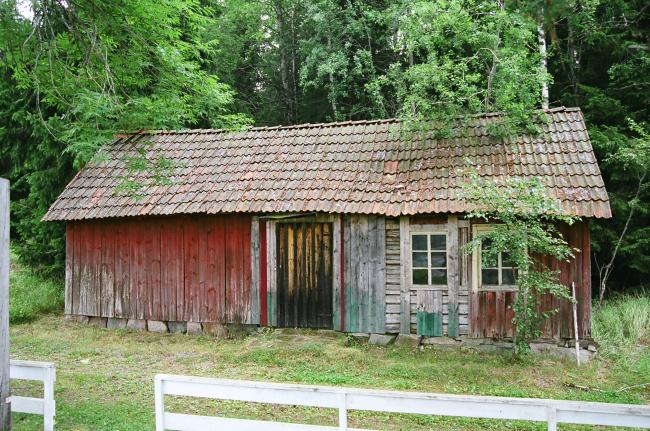 Småfähuset. Bilden tagen från söder.