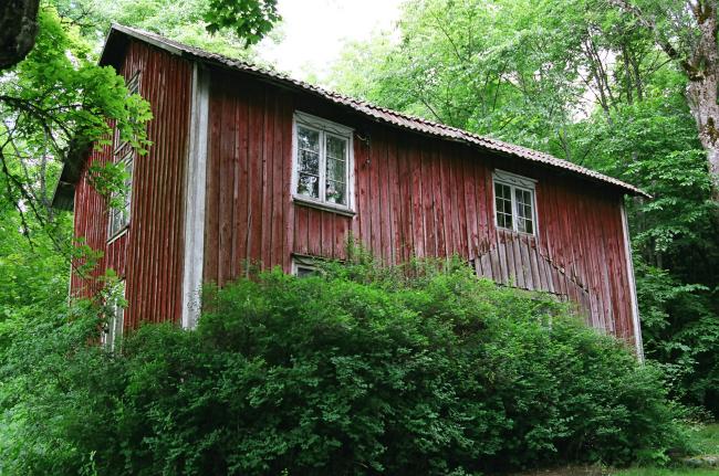 Dalslandsstugan från sydväst.