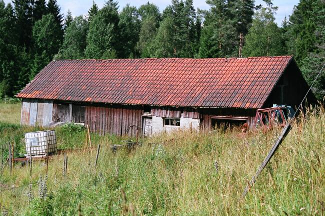 Ladugården, bilden tagen från söder.