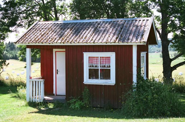 Lillstugan. Bilden tagen norrifrån.