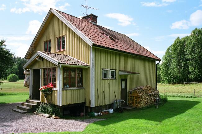 Bostadshuset. Bilden tagen från öster.