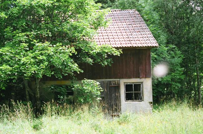 Ladugården taget från öster.