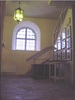 I vapenhuset har golvet lagts och under trappan till orgelläktaren är toalettutrymmen inrättade.