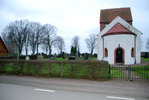 Norra Skrävlinge kyrka från öster