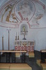 Norrvidinge kyrka, altare och kalmålning