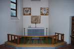 Källs Nöbbelövs kyrka, altare med tavlor