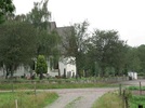 Kyrkogårdens sydöstra hörn.