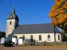 Kyrkobyggnaden i Villstad.