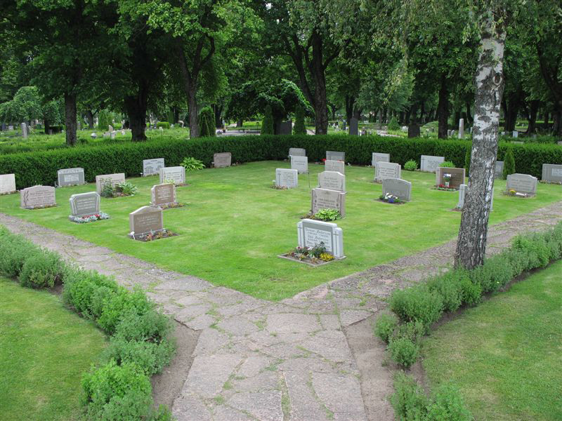 Norra kyrkogården i Värnamo, område D.