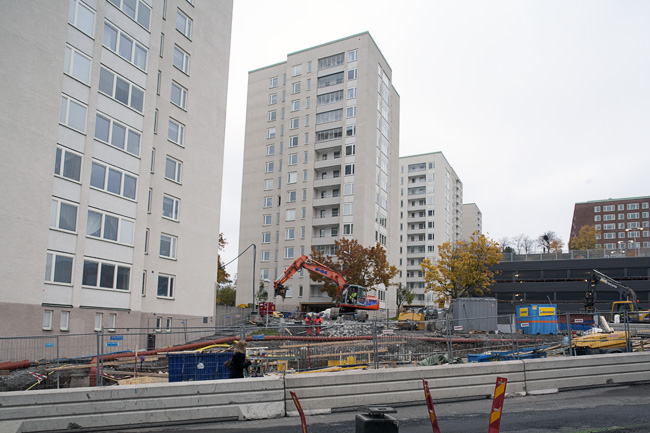 Dammen 1, Cisternen 1, hus nr 1 och 2 