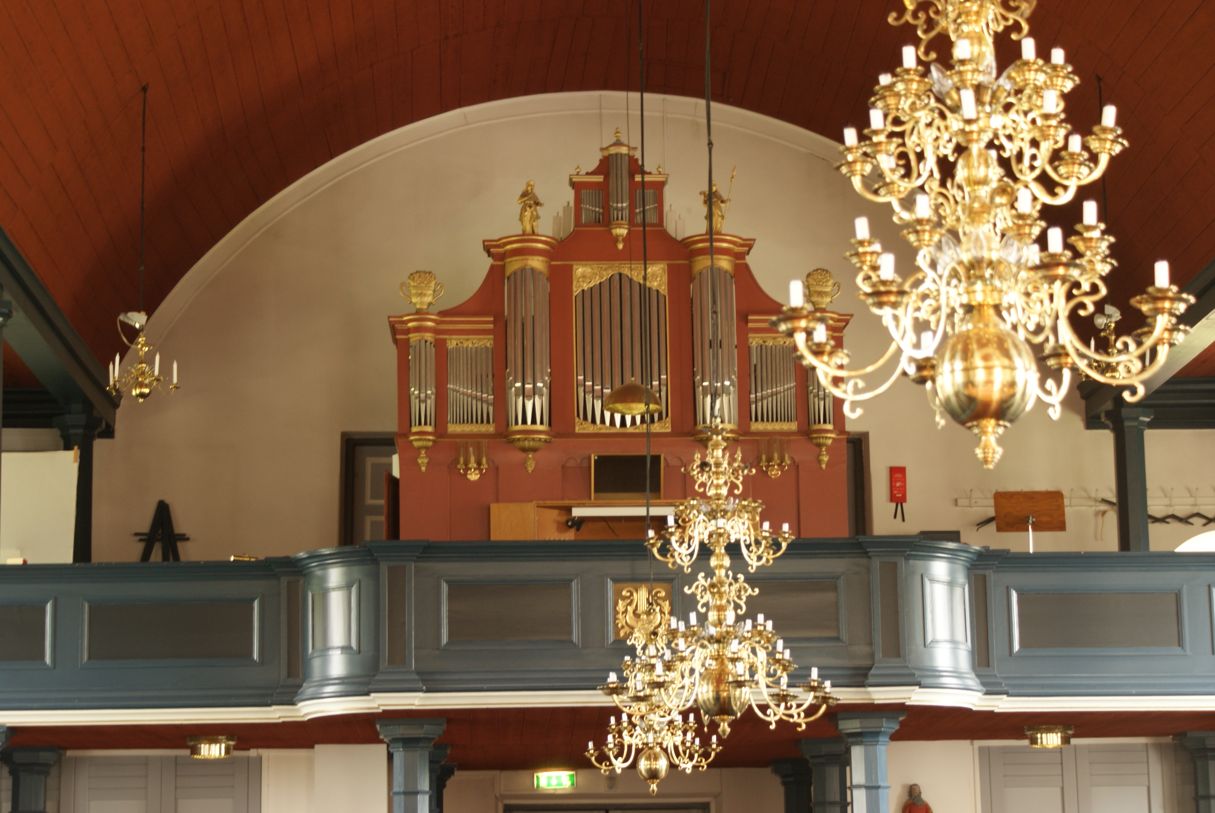 Traryds kyrka. Läktaren.