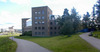Kontorshus i östra Husby. SAK10224 Sthlm, Husby, Norgegatan 2, Sätesdalen 2-3, från NV 

Byggnaden sedd från nordväst.




