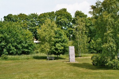 Sten av Byson på vall nedanför Lekåsa kyrkogård. Neg.nr. 04/160:09. JPG. 