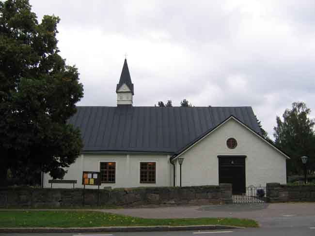 Mullhyttans kyrka, exteriör norra fasaden