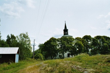 Lekåsa kyrka och kyrkogård. Neg.nr. 04/160:05. JPG. 