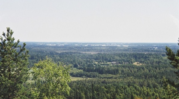 Utsikt från Kroppefjäll vid Granan.