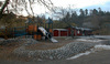 SAK01294 Stockholm, Sätra 2:1, Parkleken Kulan innehåller lekplatser, ett flertal baracker och smådjurshägn.fr norr 


