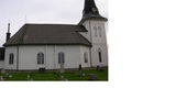Äppelbo kyrka, exteriör med norra långsidan samt västtornet. 