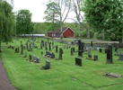 Gravvårdar i sydvästra delen av Nottebäcks kyrkogård.