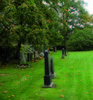 Kvarter C består av endast ett tjugotal gravar i två rader i den
nordvästra delen av kyrkogården.