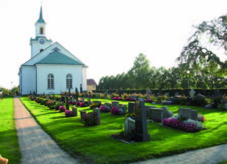 Kvarter J ligger norr om kyrkan.