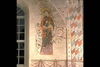 Litslena kyrka, kalkmålning på långhusets sydvägg. Aposteln Johannes
