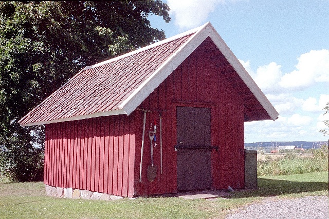 Kälvene kyrkomiljö förråd. Negnr 01/278:29a