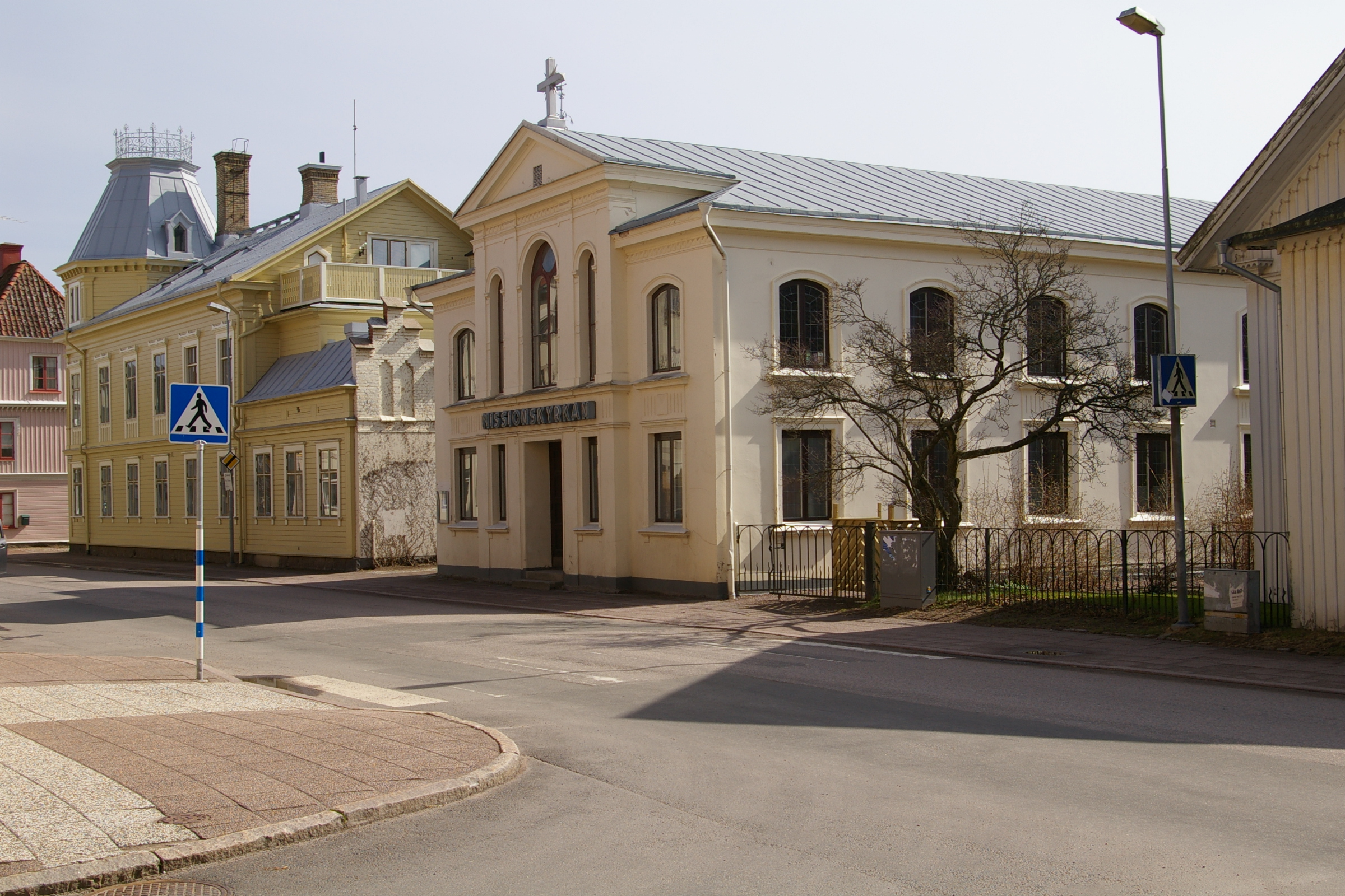 Missionskyrkan från nordväst.