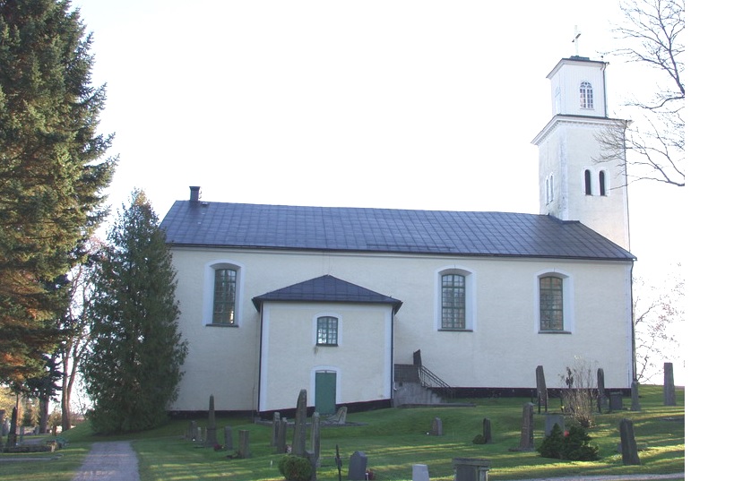 Kyrkans norra sida – Digitalfoto Rolf Hammarskiöld