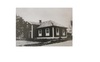Foto av Oxsätra kapell i början av 1900-talet. Här ses bl.a. att de gamla fönstren var betydligt större än de nuvarande. 