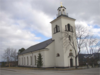 Hassela kyrka från nordväst.