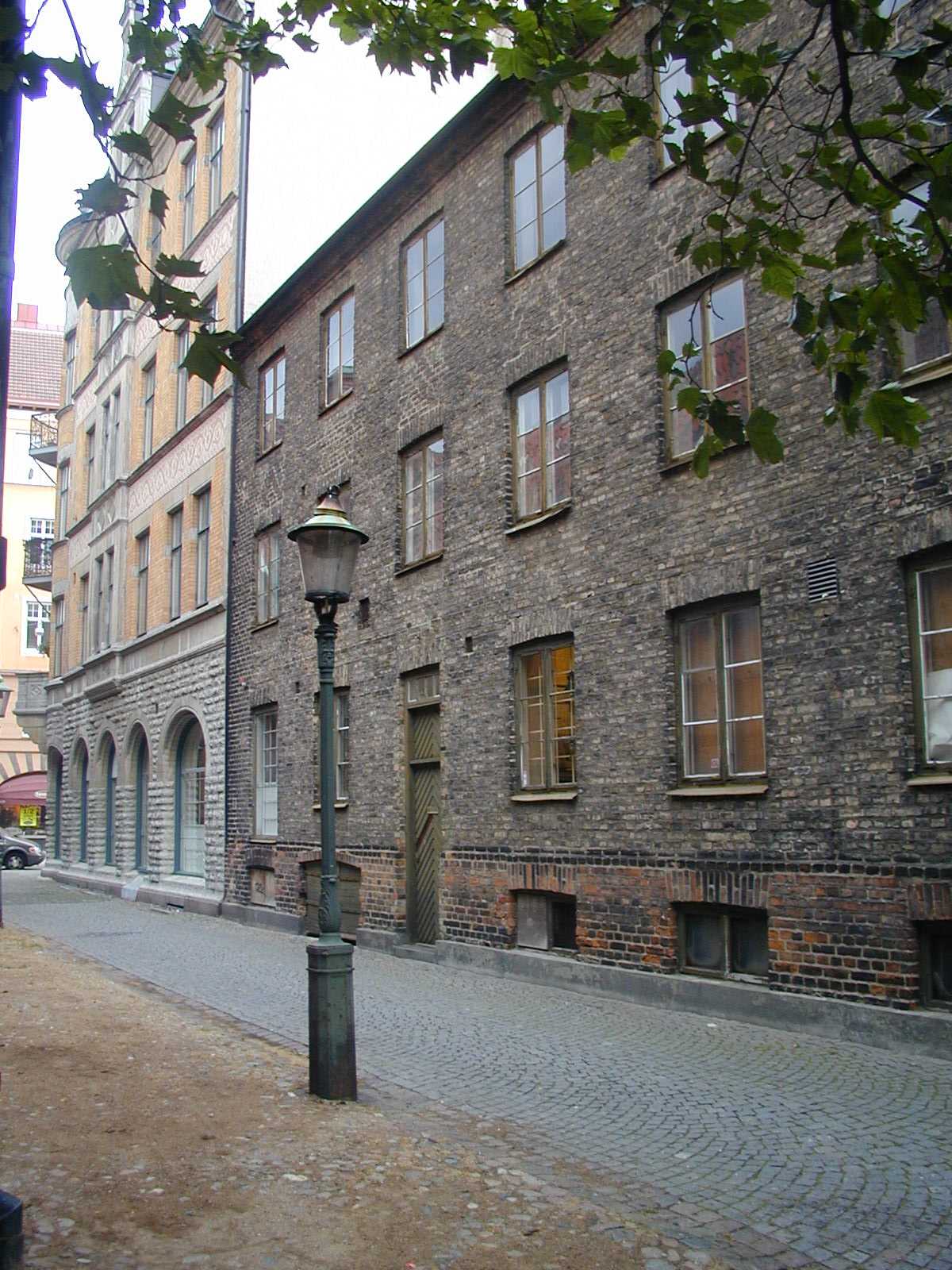 Sjöbergska huset, Malmö. Humlegatan, vy från sydväst.