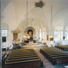 Kungsholms kyrka, kyrkorummet mot östra korsarmen och koret från orgelläktaren. 


