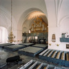 Katarina kyrka, kyrkorummet mot väster och orgelläktaren. 
